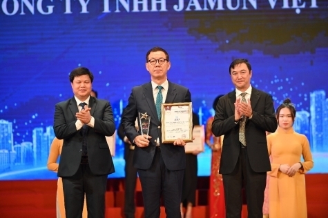 cong ty tnhh jamun viet nam vinh du nhan danh hieu  top 10   thuong hieu dan dau viet nam   vietnam leading brand 2023 