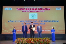 c ng ty tnhh qu   ng c  o   v n ph ng ph   m     i h ng h ng ph  t vinh d     n nh  n gi   i th    ng top 10       n v   thi   t k    thi c ng b   ng hi u uy t  n ch  t l    ng h  ng     u asean 2025
