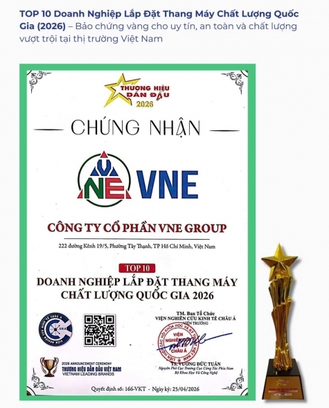 vne group       c vinh danh top 10 doanh nghi p l  p     t thang m  y ch  t l    ng h  ng     u qu  c gia 2026
