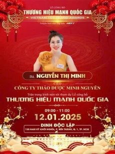 c ng ty tnhh th   o d    c minh nguy  n vinh d  n  m trong danh s  ch     t gi   i    s   n ph   m    d  ch v  ch  t l    ng qu  c gia 2025   