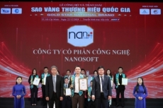 nanosoft t  h o vinh danh top 10 sao v ng th   ng hi u qu c gia 2024