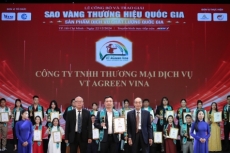 c ng ty tnhh th   ng m  i d  ch v  vt agreen vina vinh d  nh  n gi   i th    ng th   ng hi u sao v  ng qu  c gia 2024